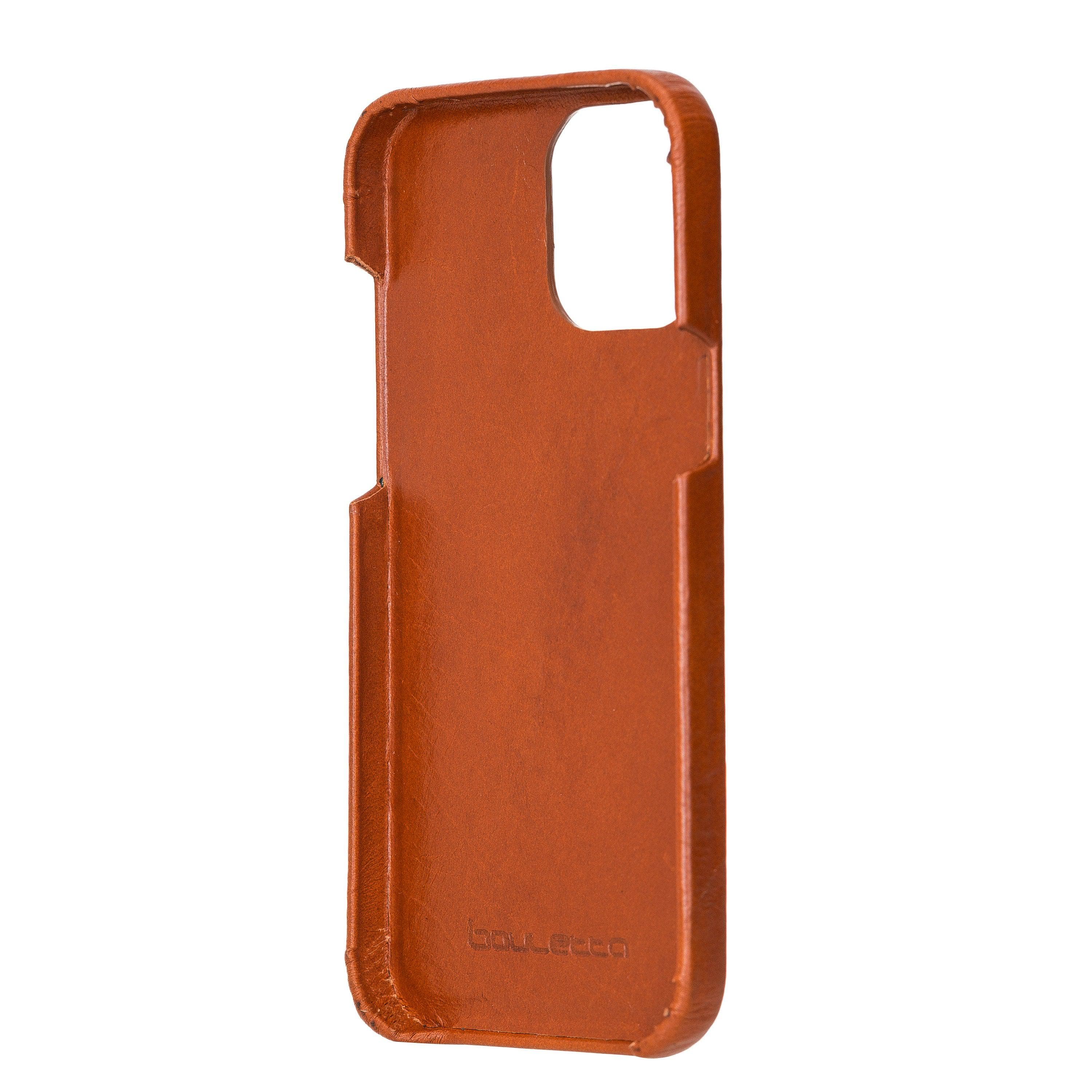 Fully Leather Back Cover for Apple iPhone 12 Series Bouletta LTD