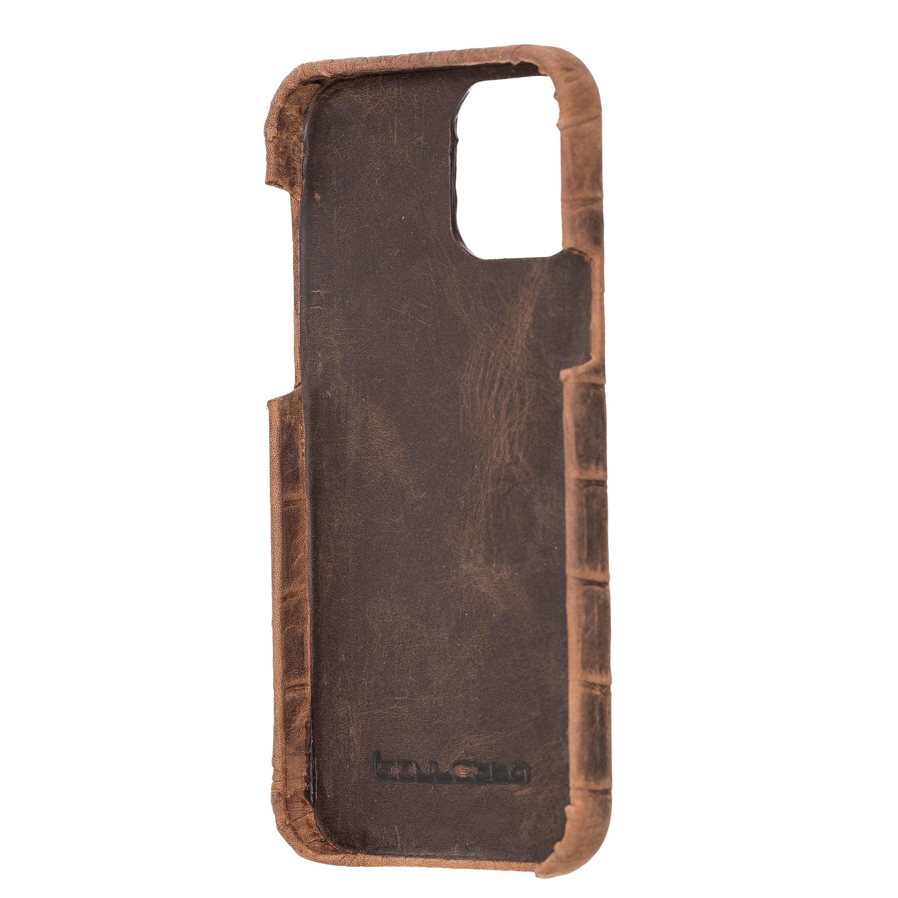 Fully Leather Back Cover for Apple iPhone 12 Series Bouletta LTD