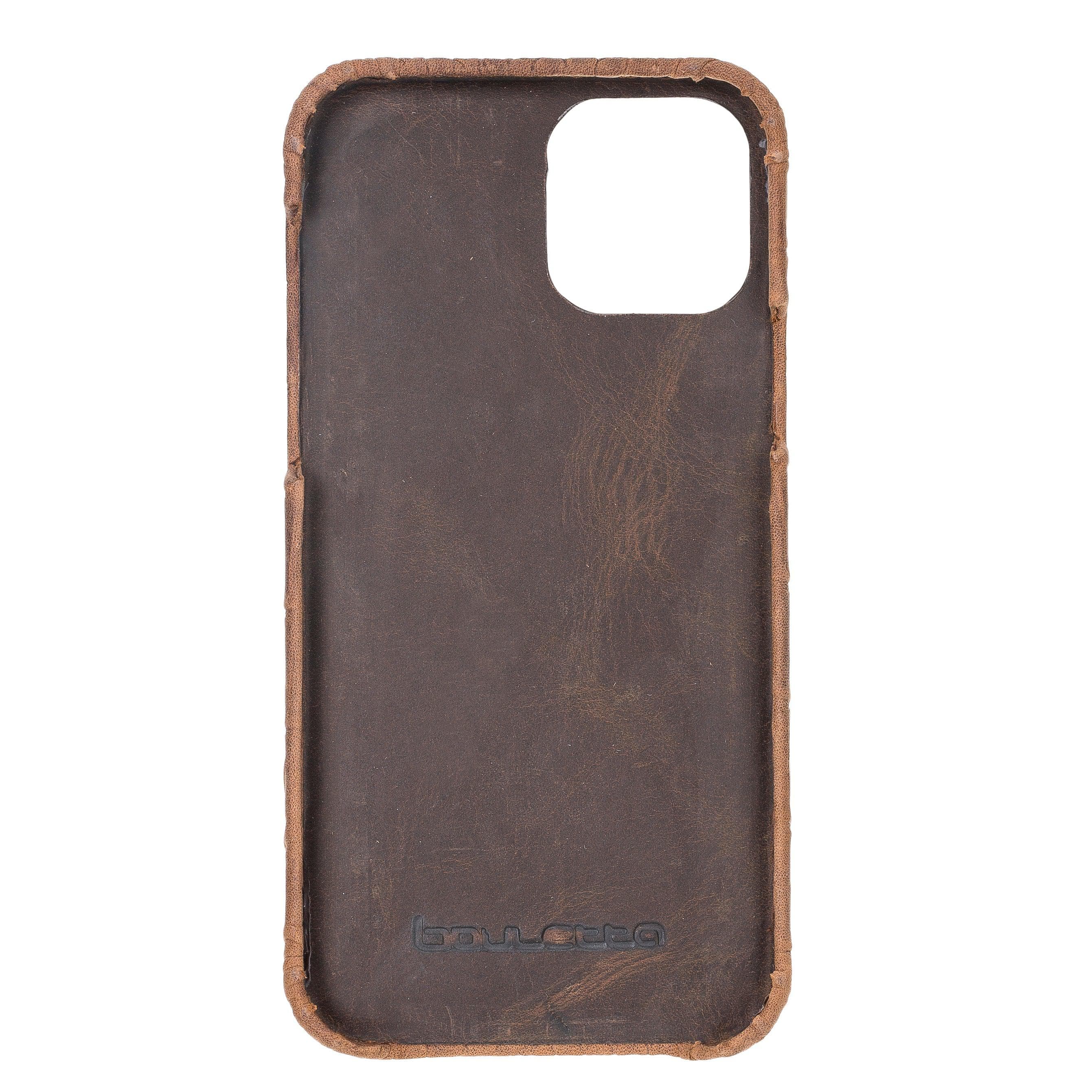 Fully Leather Back Cover for Apple iPhone 12 Series Bouletta LTD