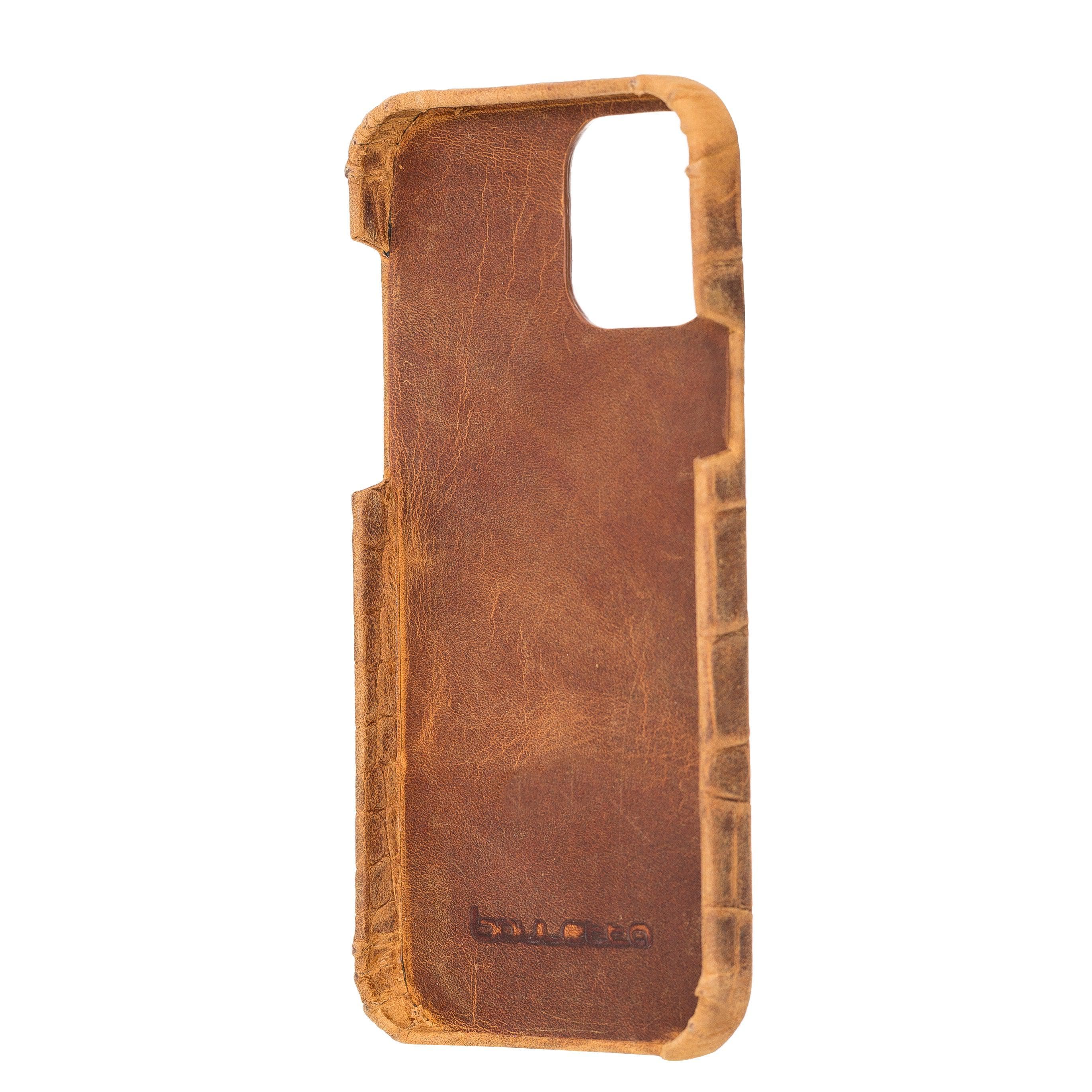 Fully Leather Back Cover for Apple iPhone 12 Series Bouletta LTD