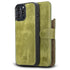 iPhone 13 Pro Max / Yellow Green / Leather