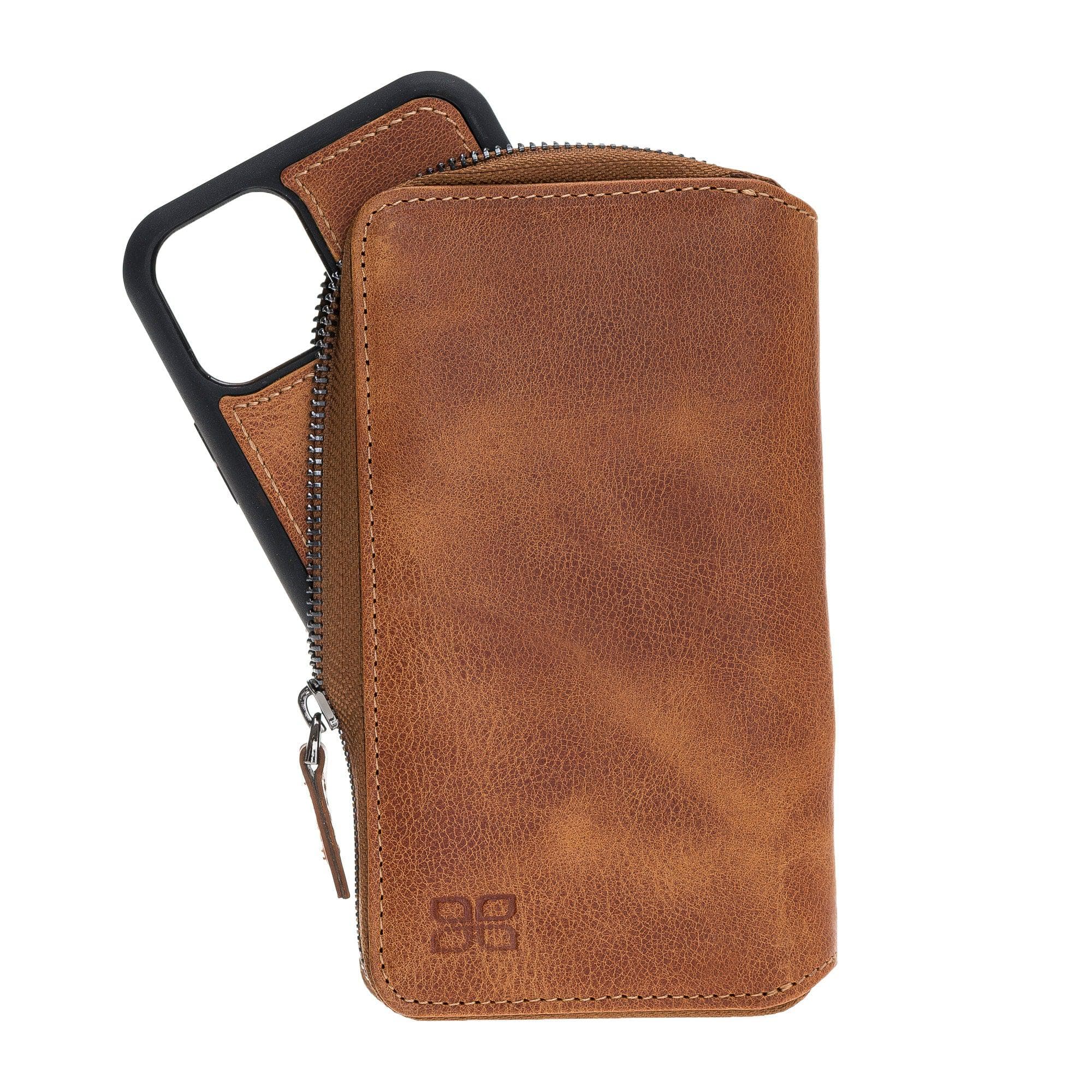 Pouch Magnetic Detachable Leather Wallet Case For Apple iPhone 11 Series Bouletta Shop