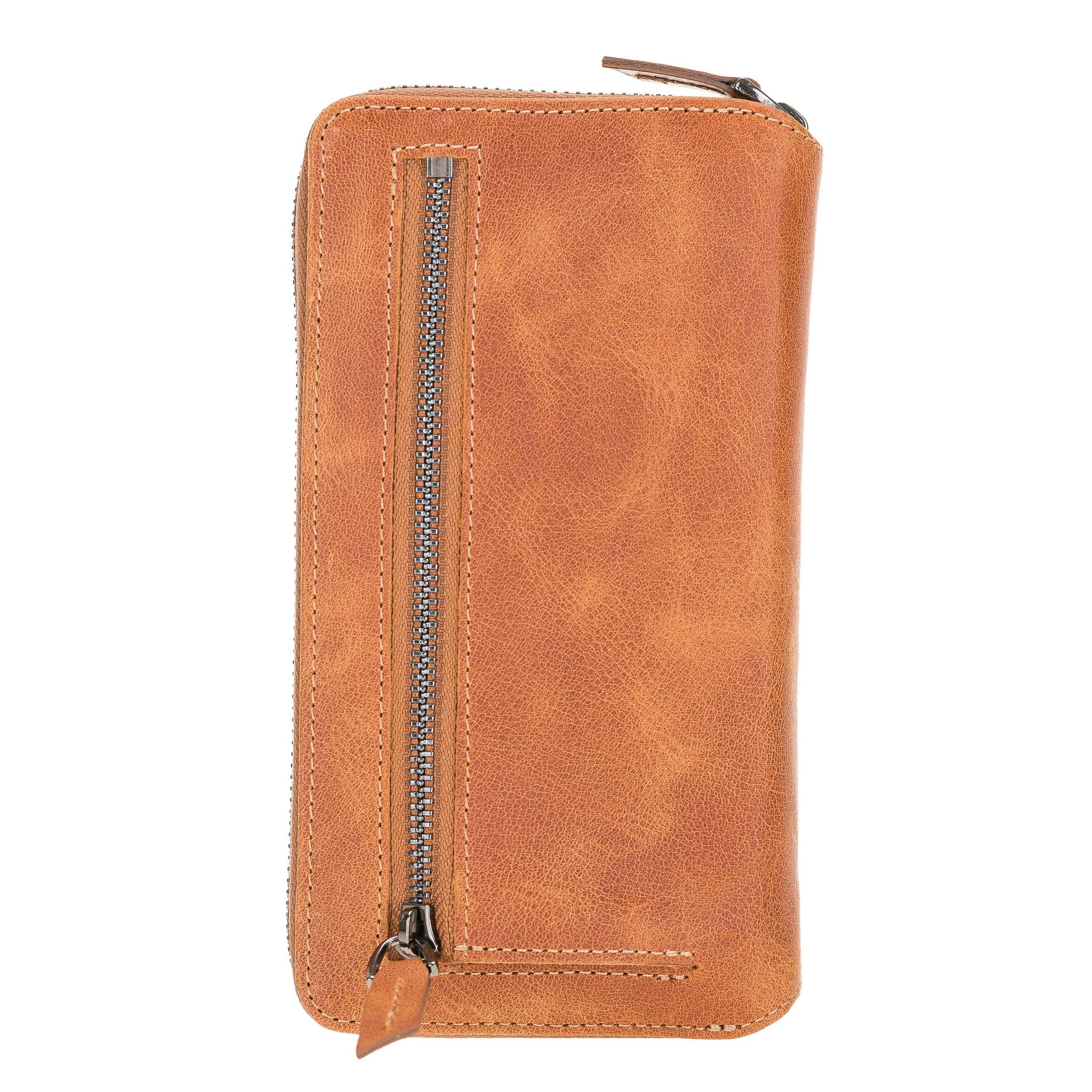 Detachable Leather Zipper Wallet Cases for Apple iPhone 12 Series Bouletta LTD