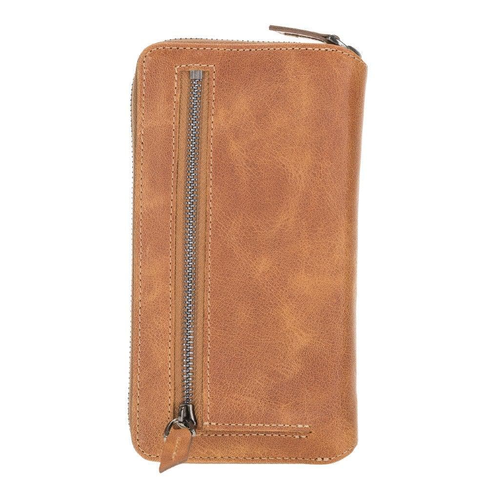 Detachable Leather Zipper Wallet Cases for Apple iPhone 12 Series Bouletta LTD