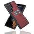 Samsung Galaxy S22 Ultra / Red / Leather