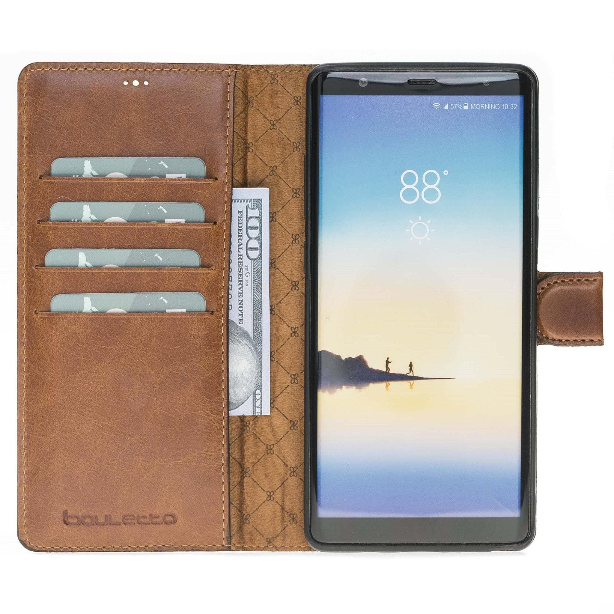 Samsung Galaxy Note 8 Leather Wallet Case Bouletta LTD