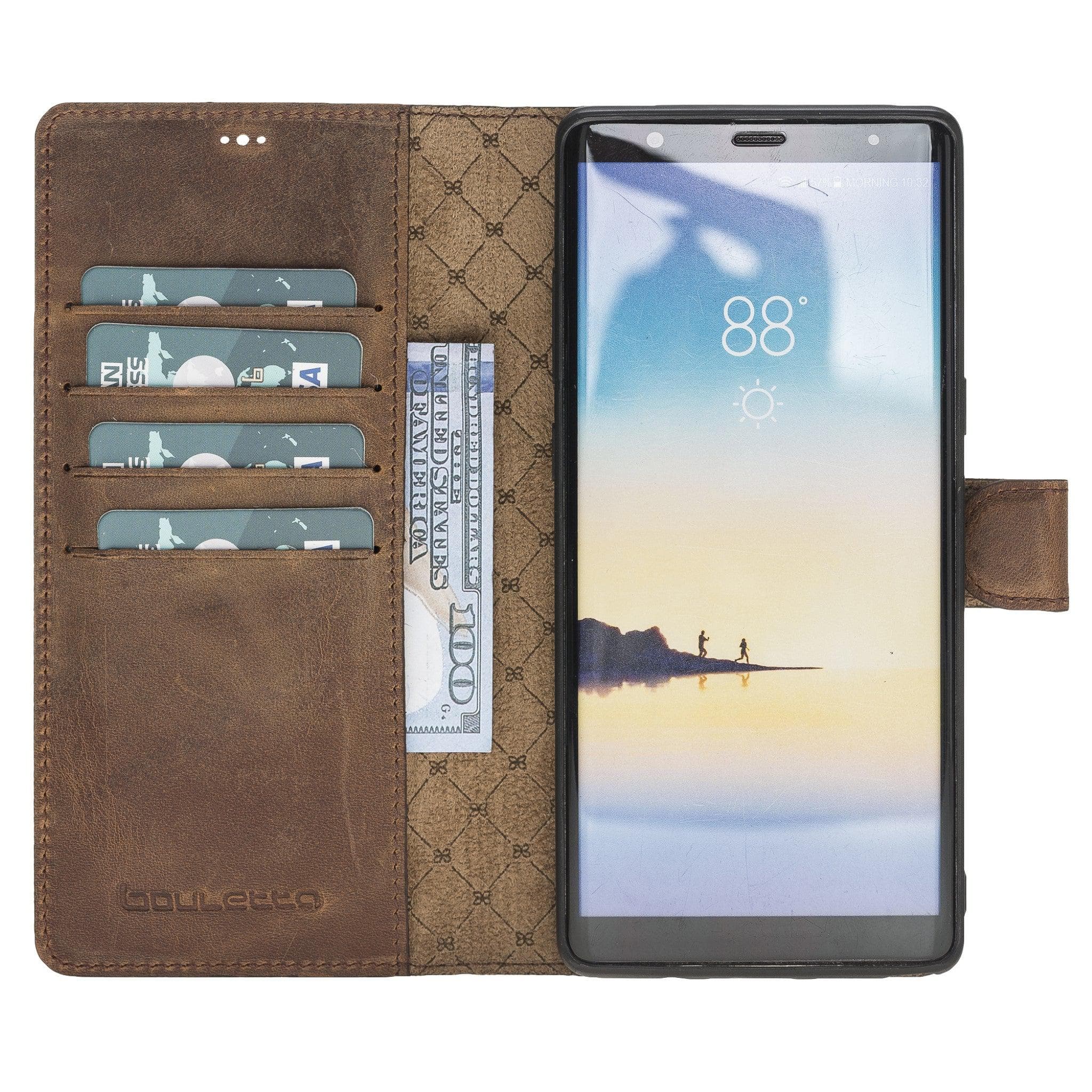 Samsung Galaxy Note 8 Leather Wallet Case Bouletta LTD