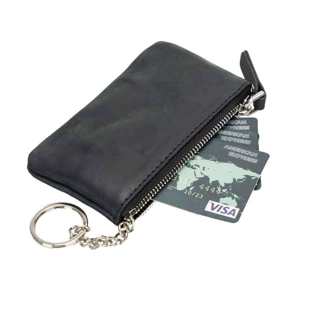 Multima Genuine Leather Wallet Black Bouletta Shop